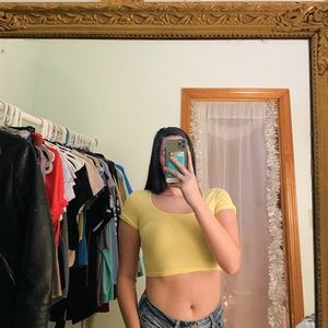 Yellow PacSun Crop Top